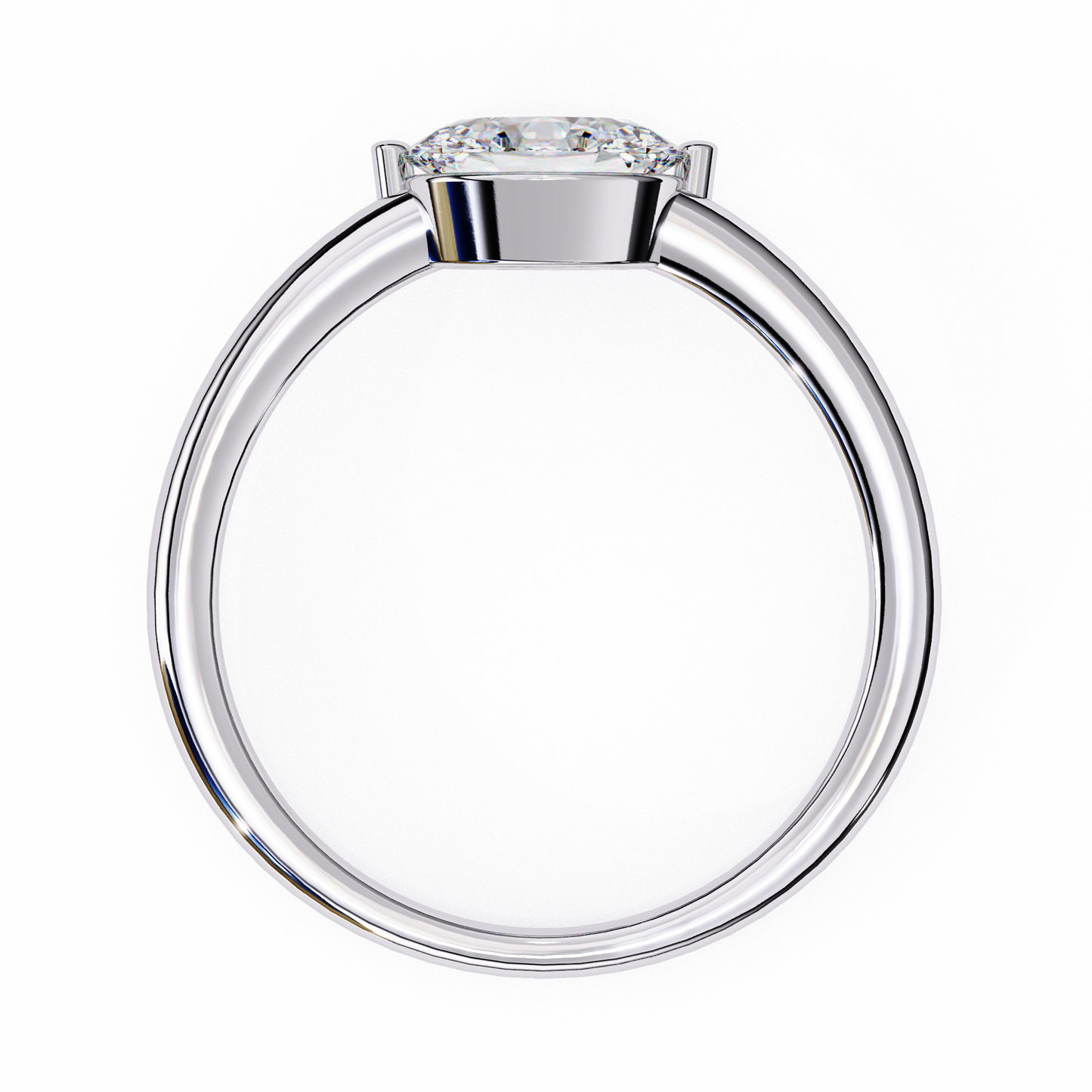 Seraphelle Couture Oval Solitaire Ring