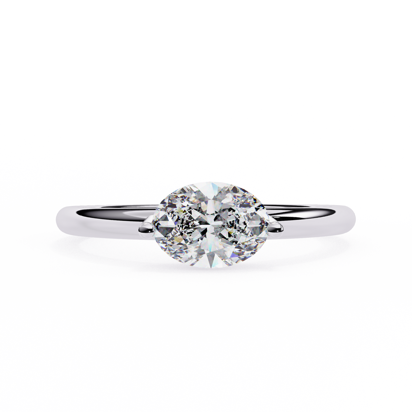Seraphelle Couture Oval Solitaire Ring