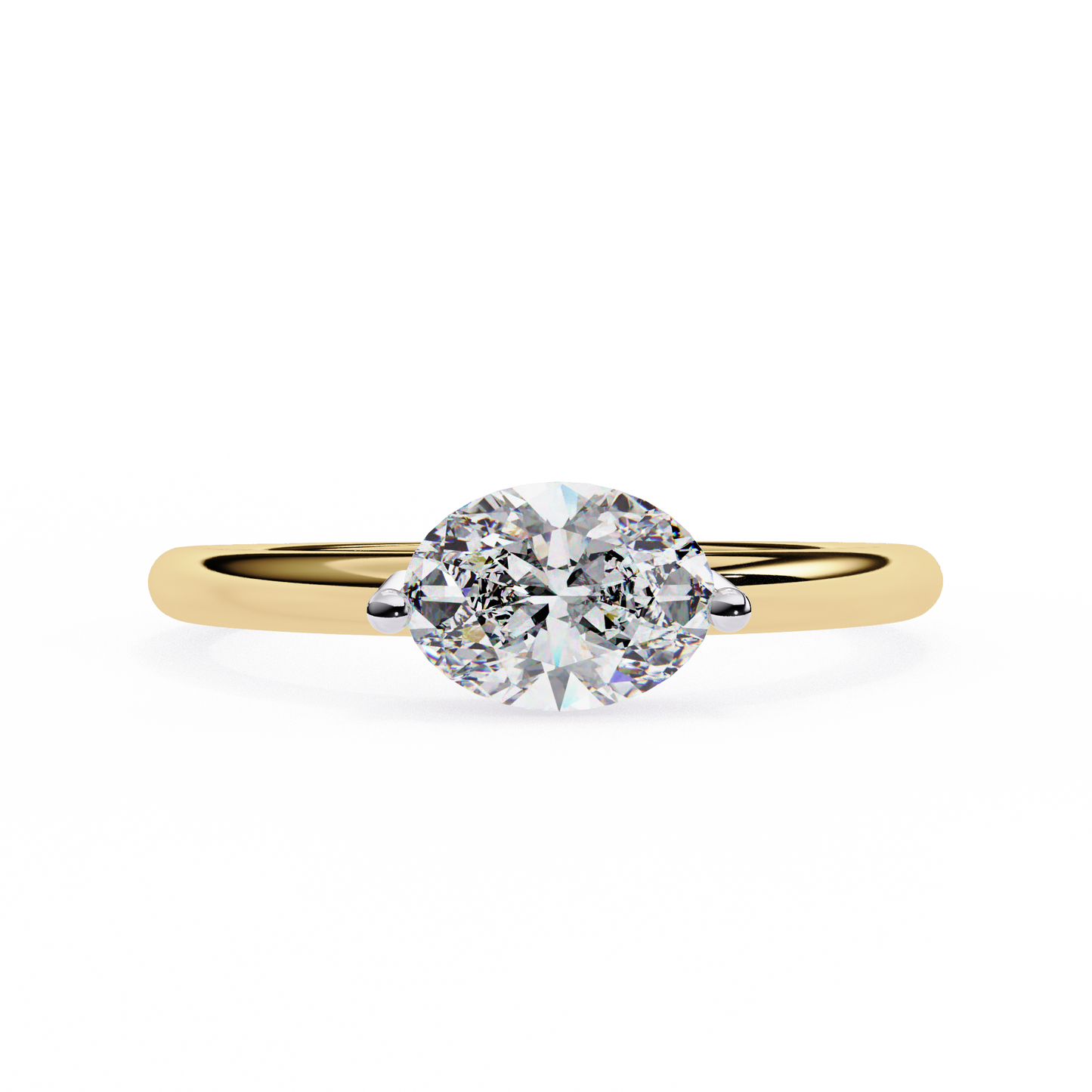 Seraphelle Couture Oval Solitaire Ring