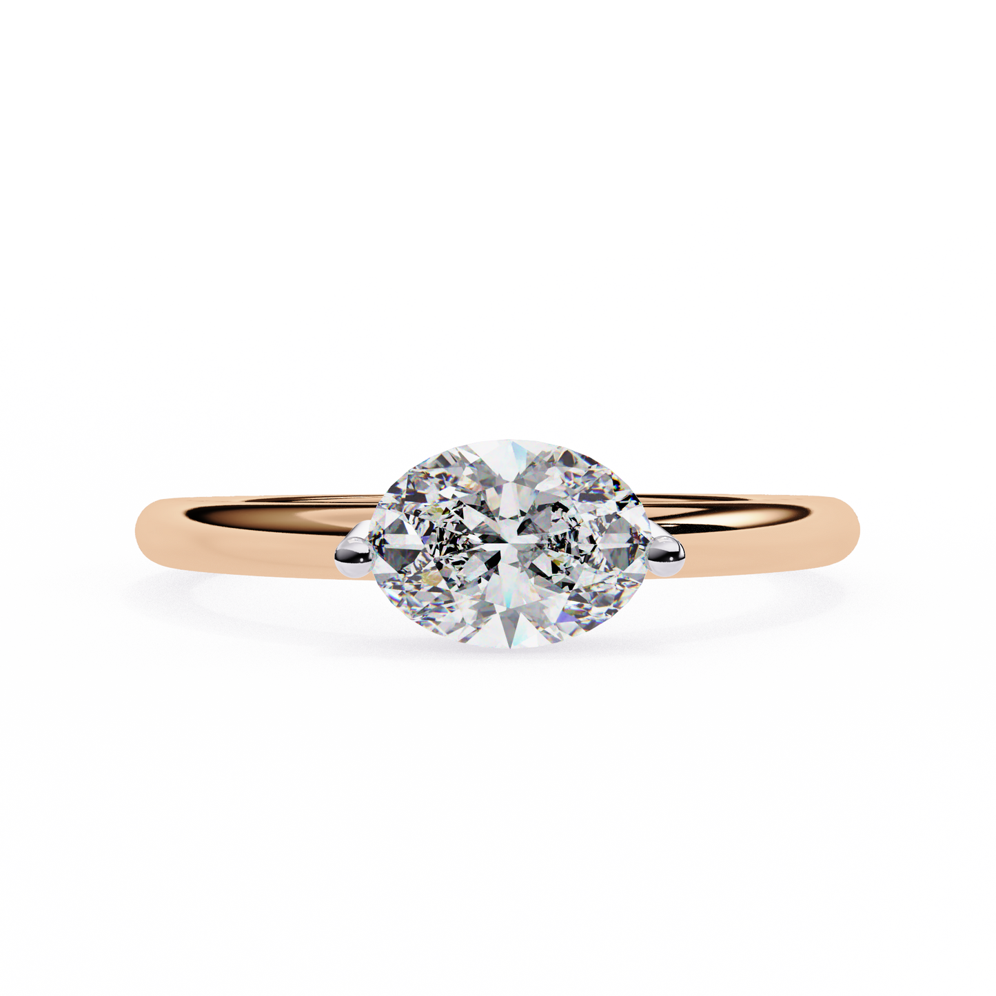 Seraphelle Couture Oval Solitaire Ring