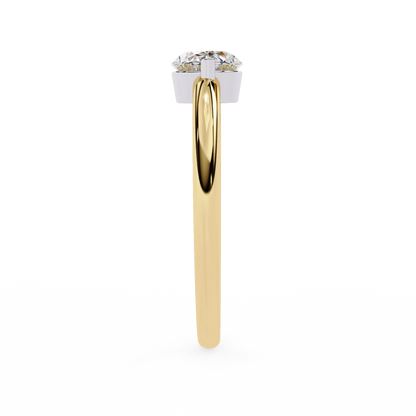 Seraphelle Couture Oval Solitaire Ring