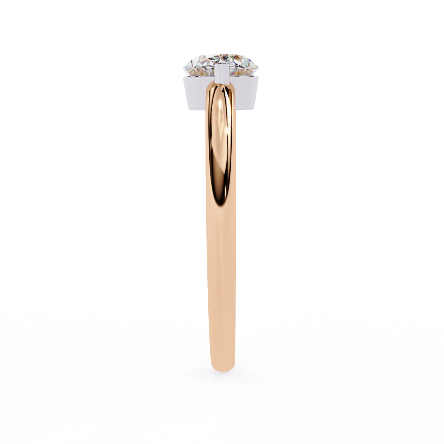 Seraphelle Couture Oval Solitaire Ring