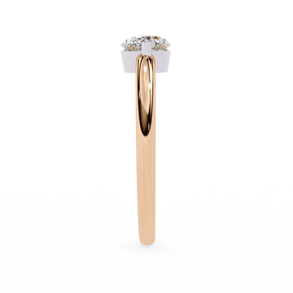 Seraphelle Couture Oval Solitaire Ring