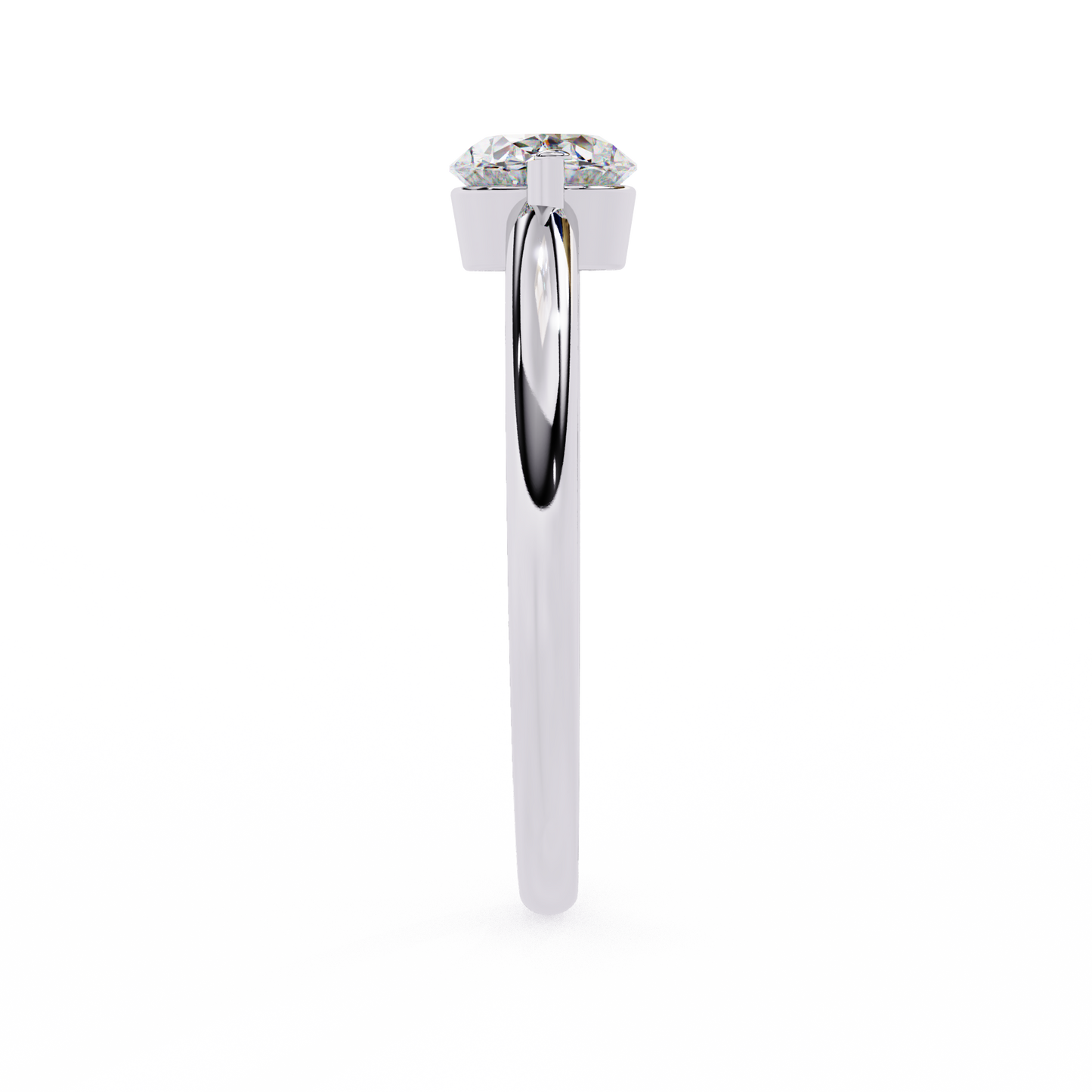 Seraphelle Couture Oval Solitaire Ring