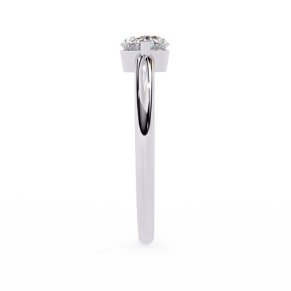 Seraphelle Couture Oval Solitaire Ring