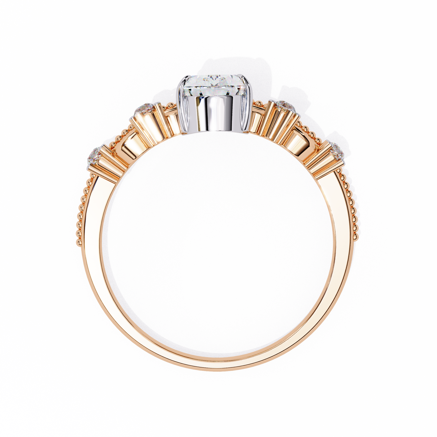 Amarisse Royale Pear Solitaire Ring