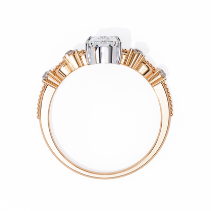 Amarisse Royale Pear Solitaire Ring