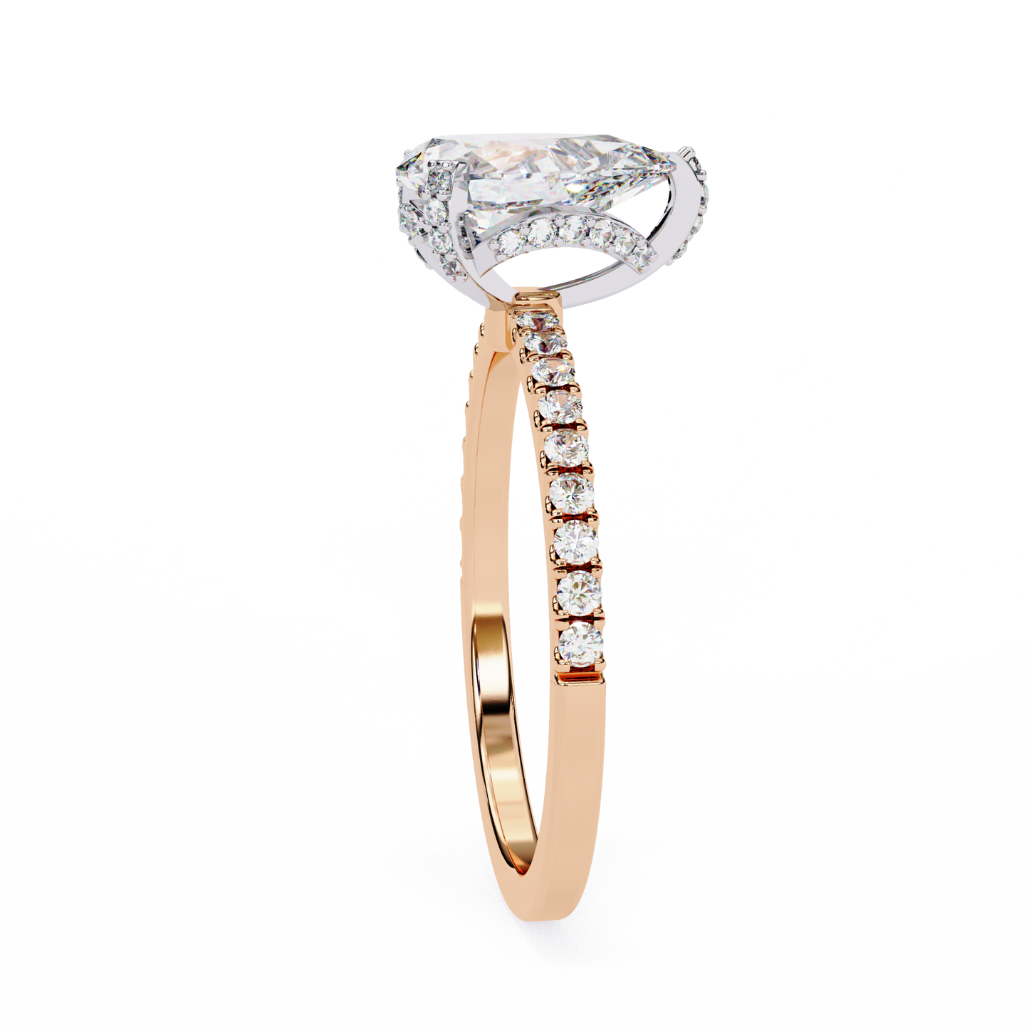 Evelisse Opale Pear Solitaire Ring