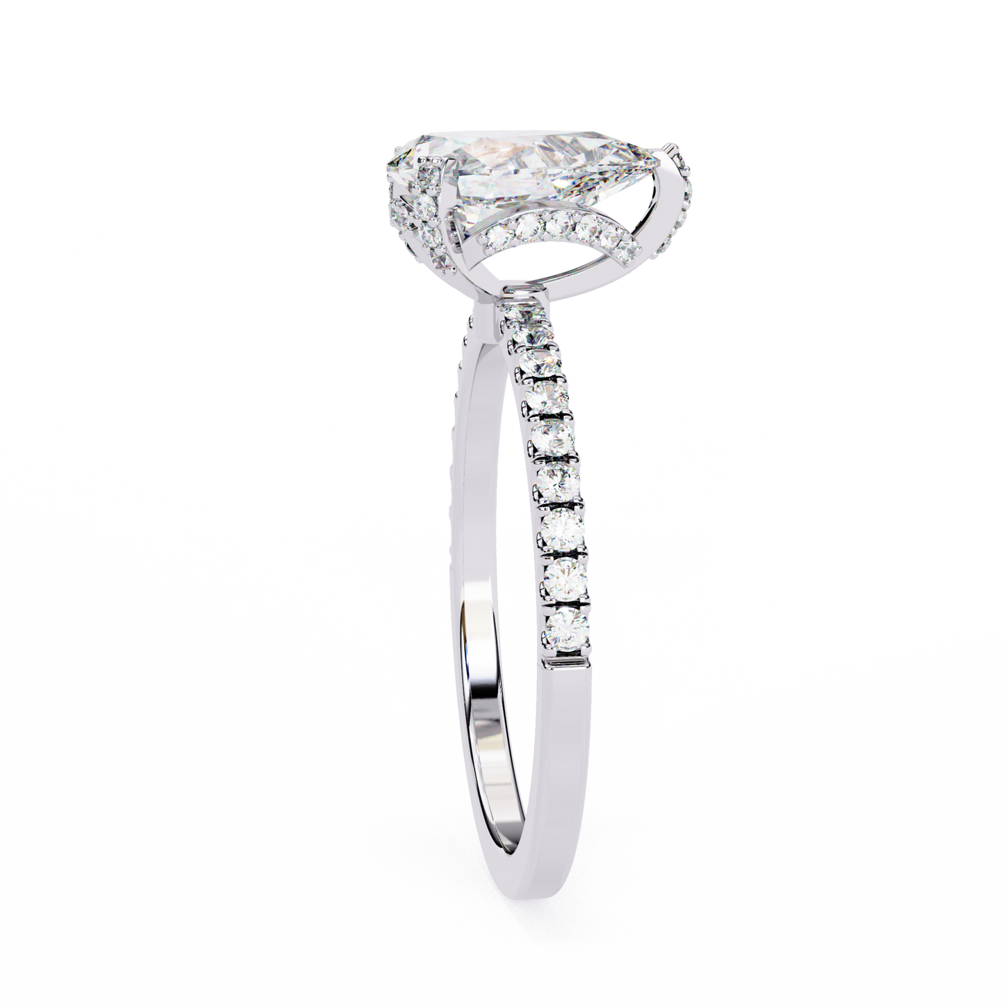 Evelisse Opale Pear Solitaire Ring
