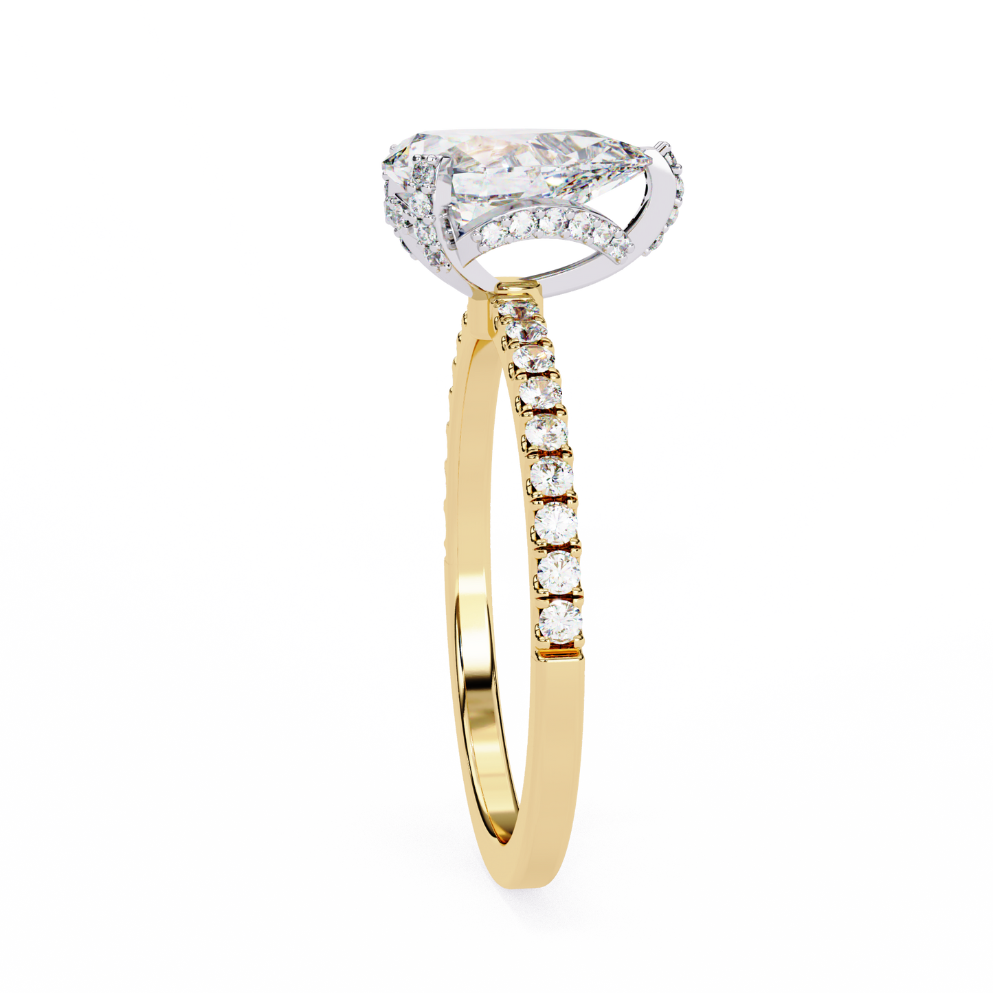 Evelisse Opale Pear Solitaire Ring