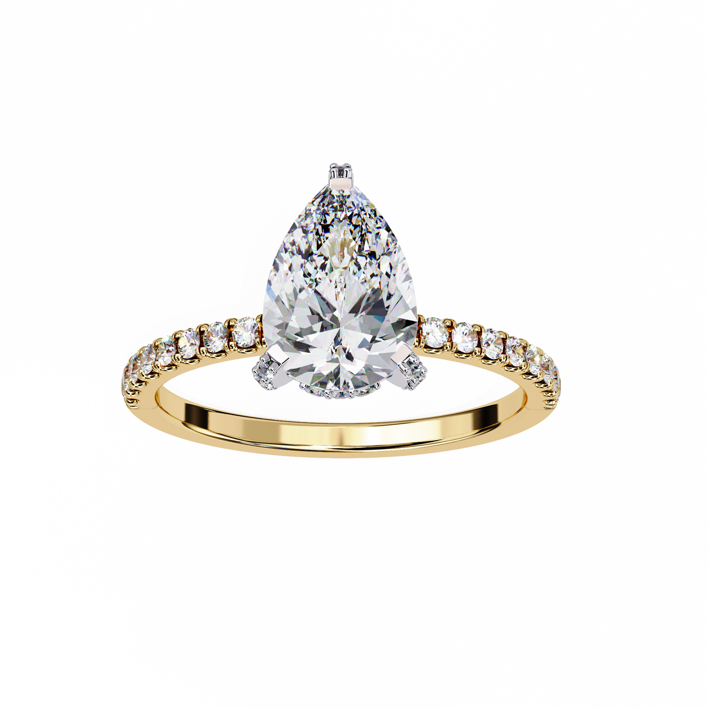 Evelisse Opale Pear Solitaire Ring