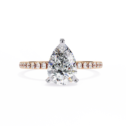 Evelisse Opale Pear Solitaire Ring