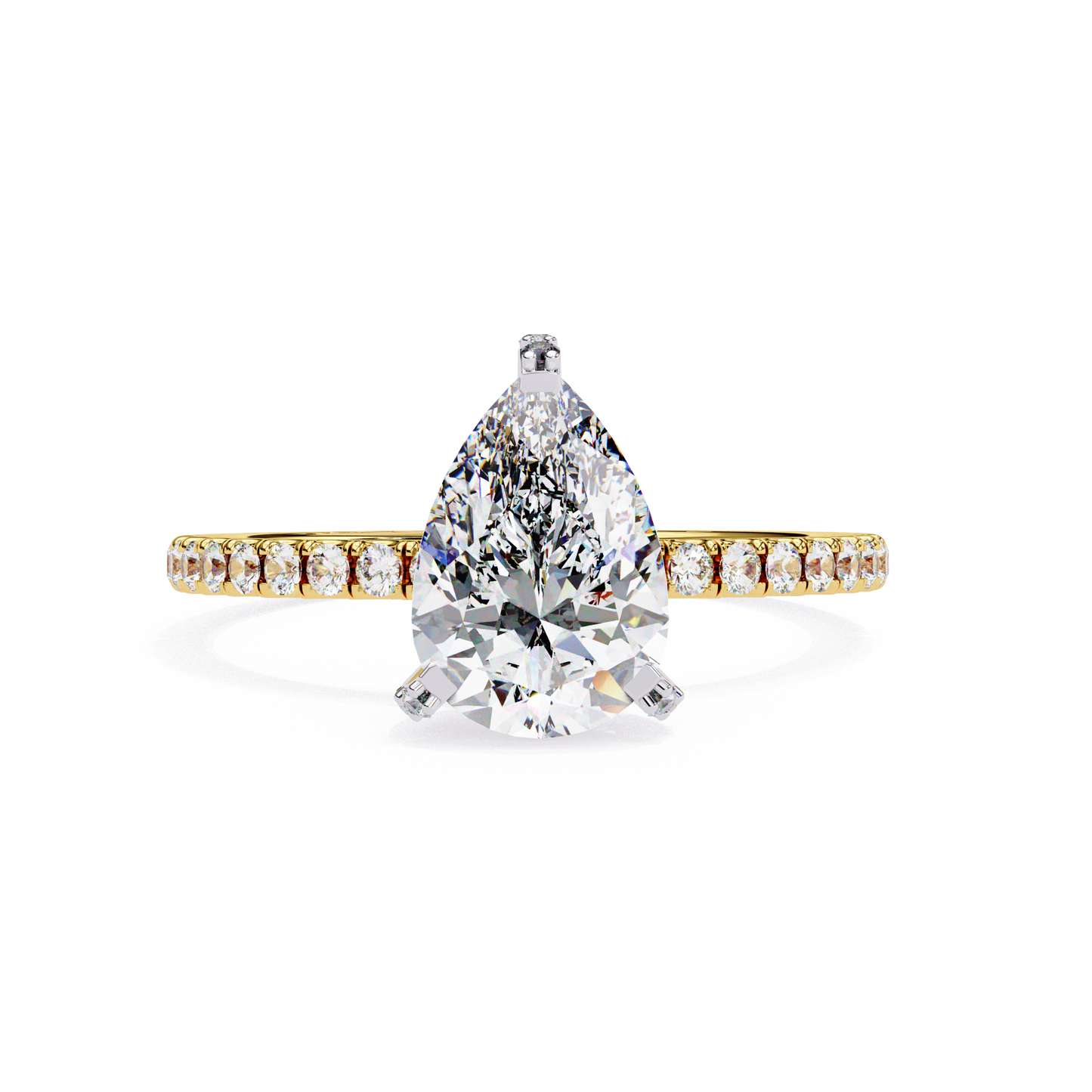 Evelisse Opale Pear Solitaire Ring
