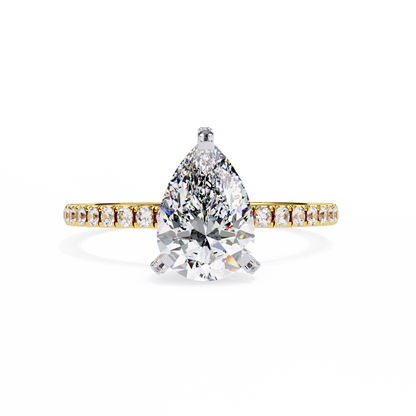 Evelisse Opale Pear Solitaire Ring