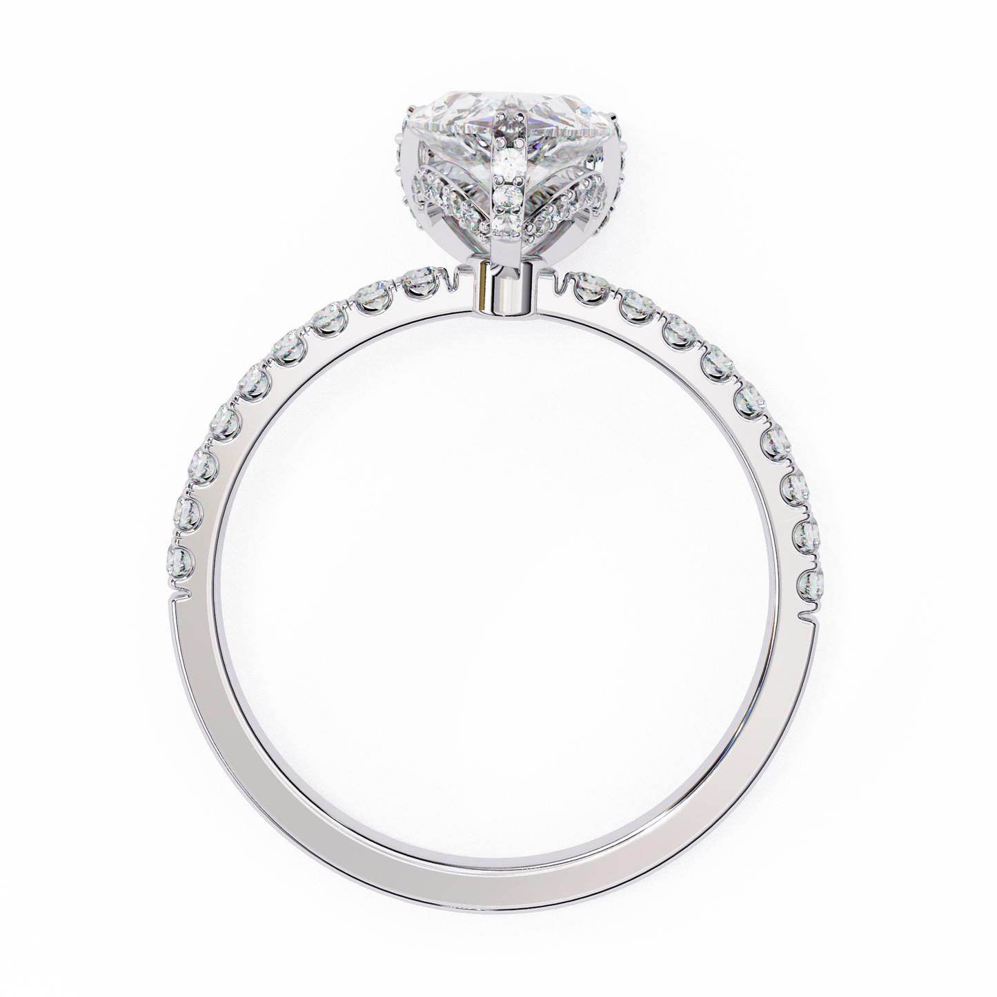 Evelisse Opale Pear Solitaire Ring
