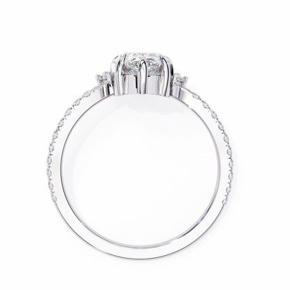 Valleria d’Orlean Pear Solitaire Ring