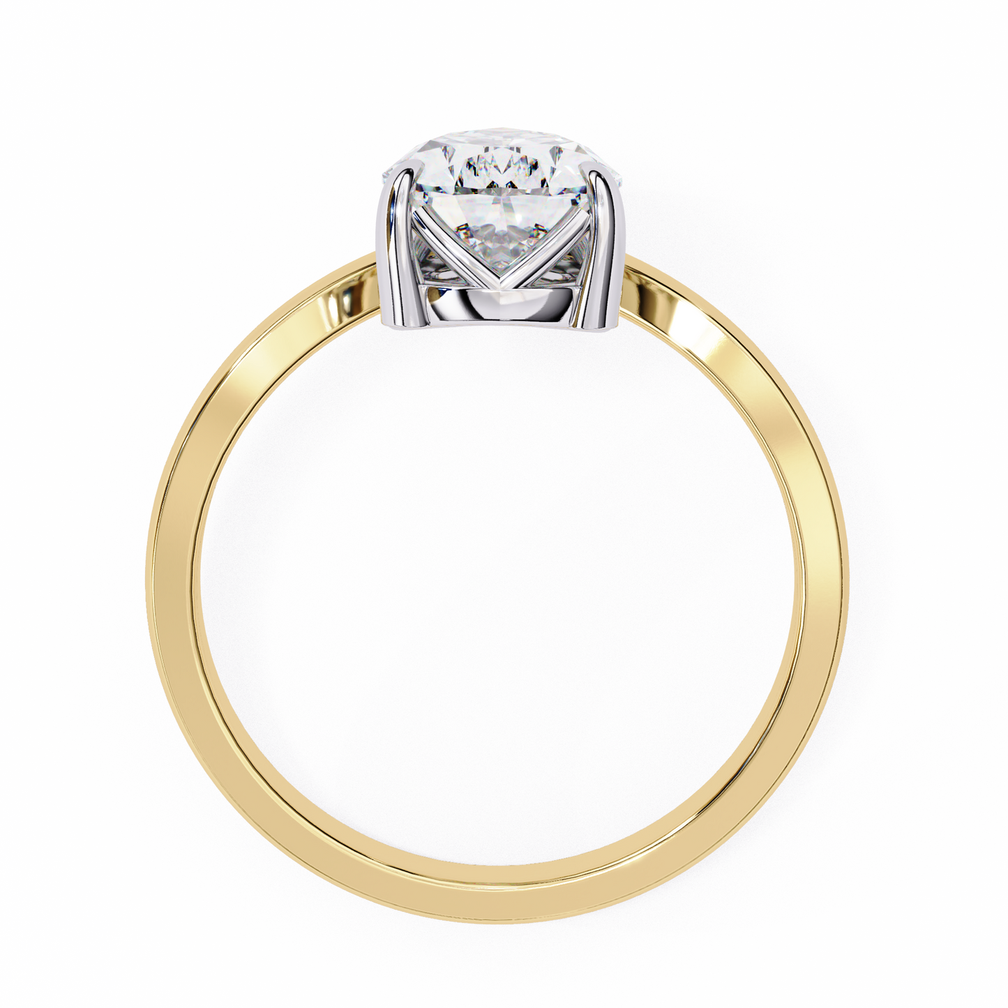 Duchess Aurevo Pear Solitaire Ring