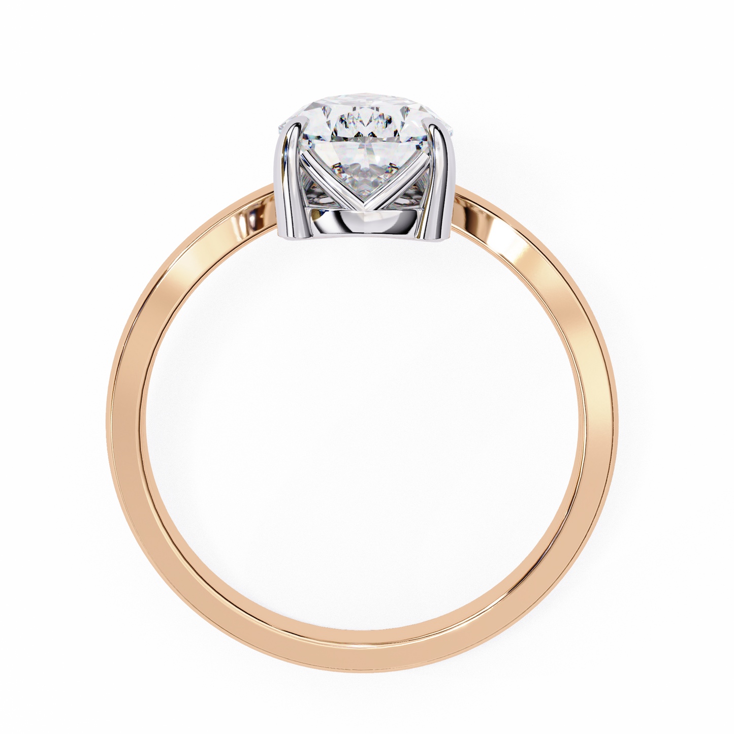 Duchess Aurevo Pear Solitaire Ring