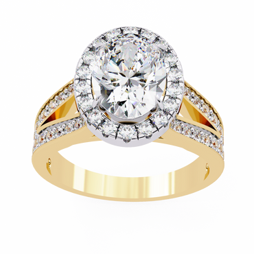 Duchess Valoria Oval Solitaire Ring