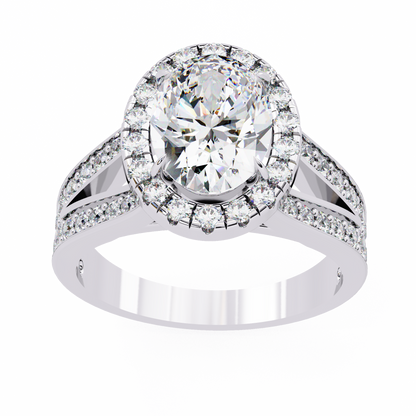 Duchess Valoria Oval Solitaire Ring