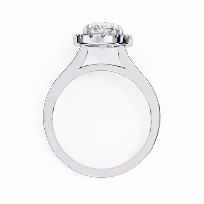 Duchess Valoria Oval Solitaire Ring