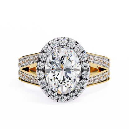 Duchess Valoria Oval Solitaire Ring