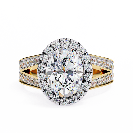 Duchess Valoria Oval Solitaire Ring