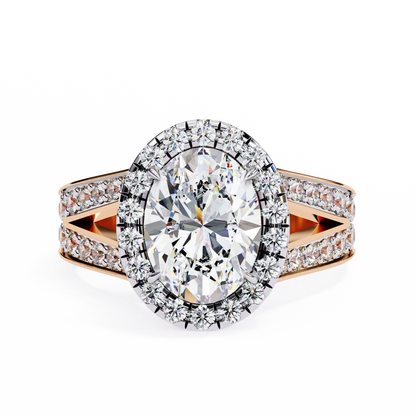 Duchess Valoria Oval Solitaire Ring