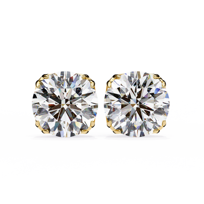 Signature Spark Cushion Solitaire Studs