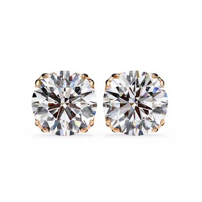 Signature Spark Cushion Solitaire Studs