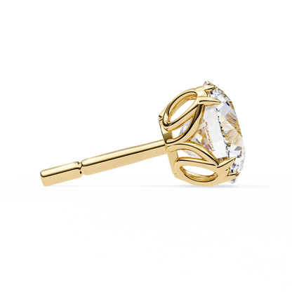 Signature Spark Cushion Solitaire Studs