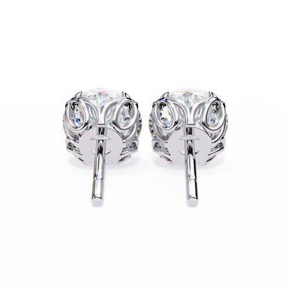 Signature Spark Cushion Solitaire Studs