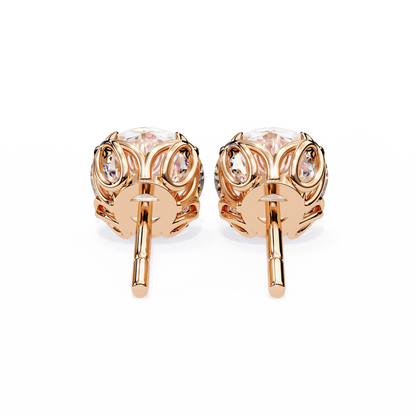 Signature Spark Cushion Solitaire Studs