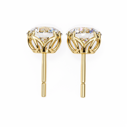 Signature Spark Cushion Solitaire Studs