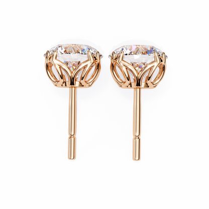 Signature Spark Cushion Solitaire Studs