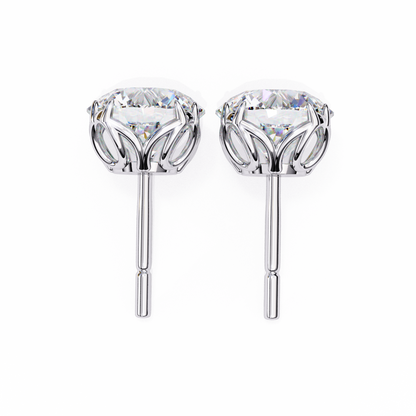 Signature Spark Cushion Solitaire Studs