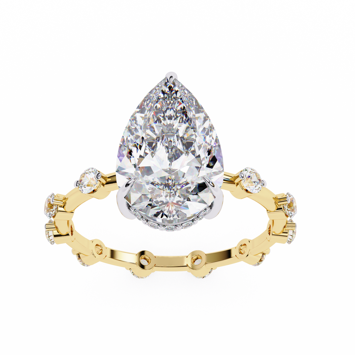 Belgravia Éclat Pear Solitaire Ring