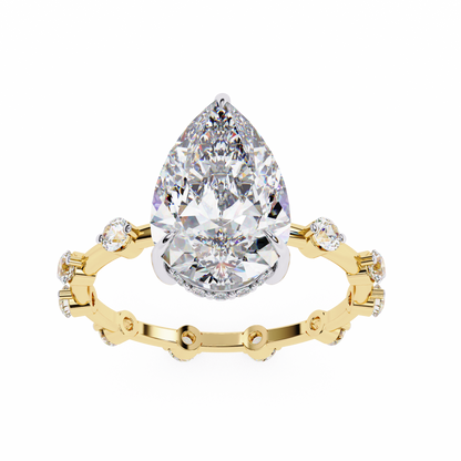 Belgravia Éclat Pear Solitaire Ring