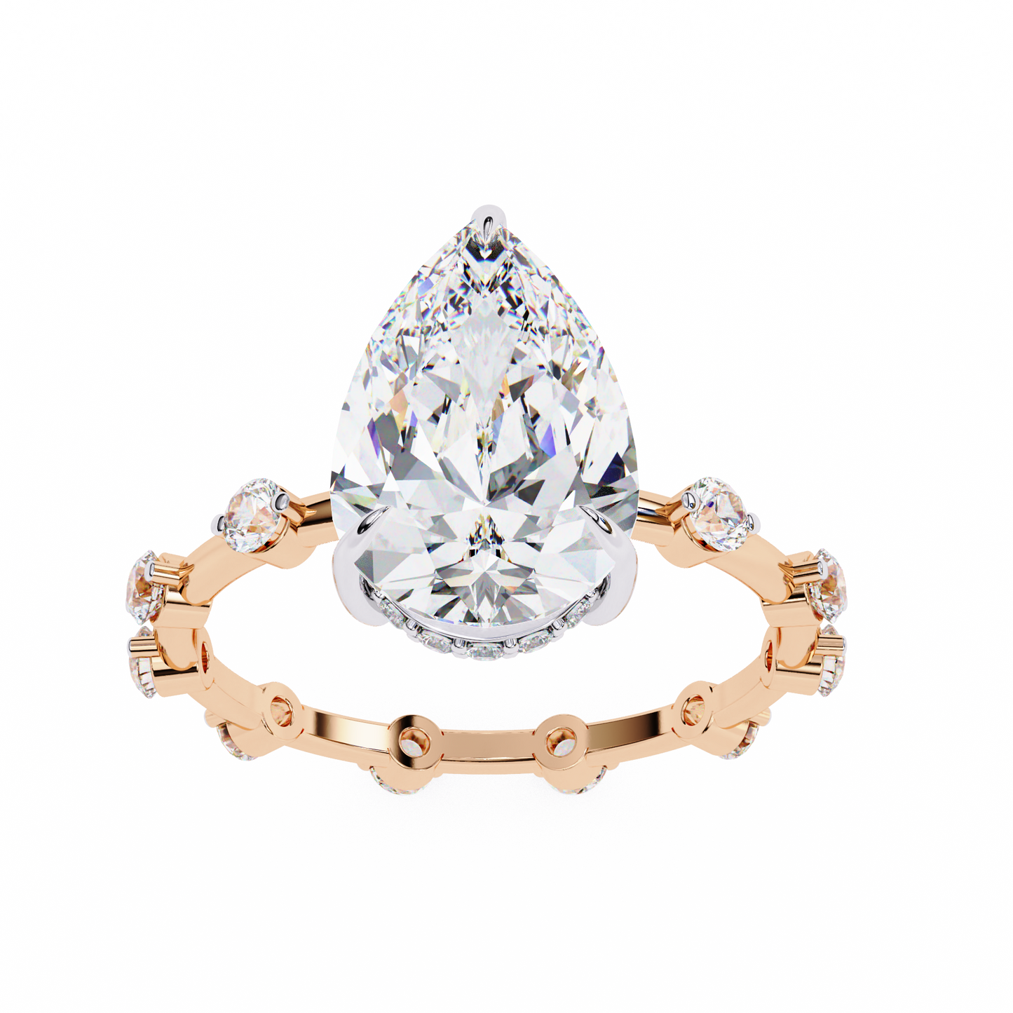 Belgravia Éclat Pear Solitaire Ring