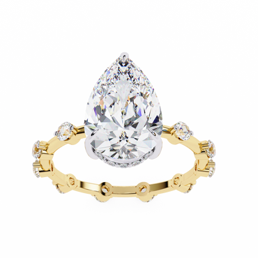 Belgravia Éclat Pear Solitaire Ring
