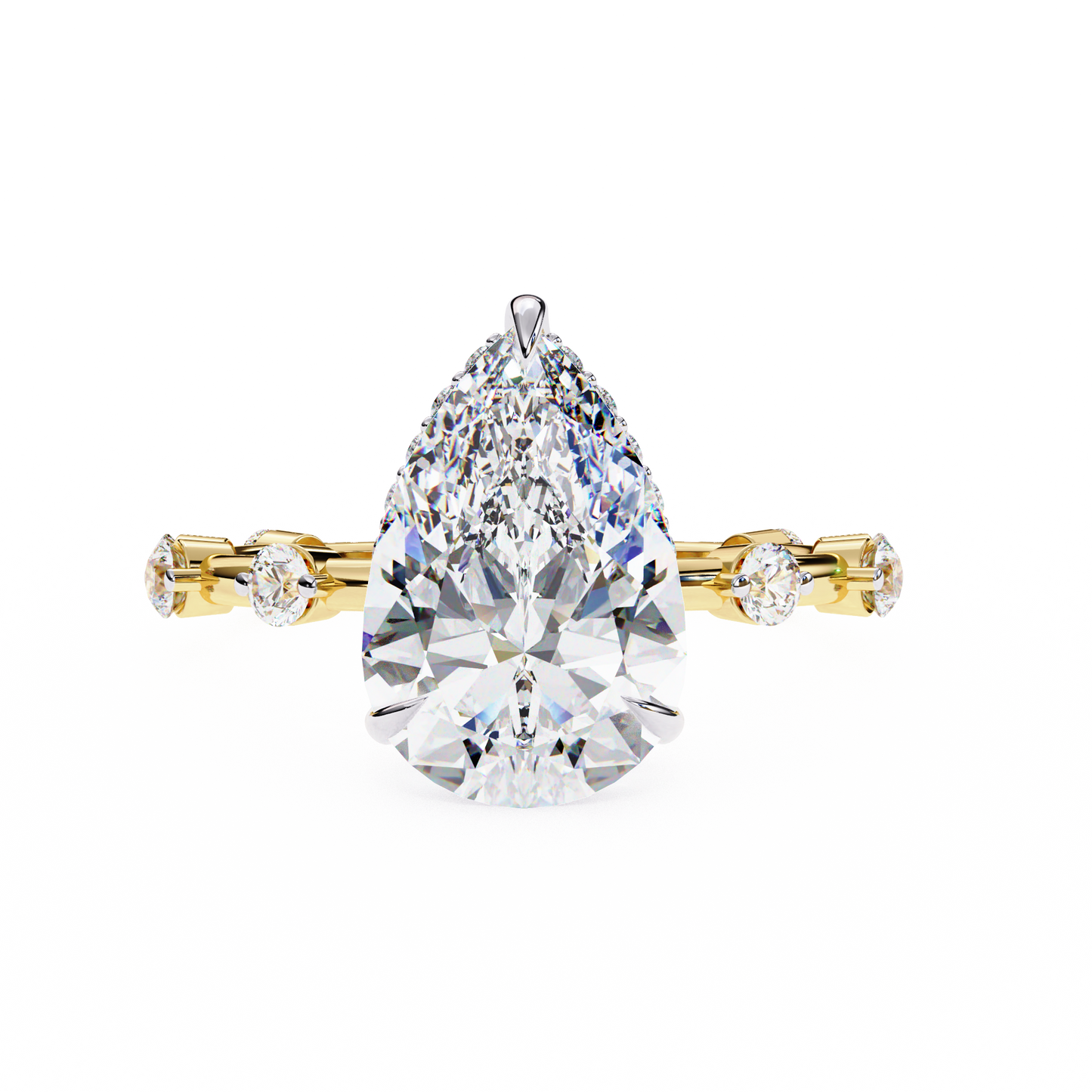 Belgravia Éclat Pear Solitaire Ring