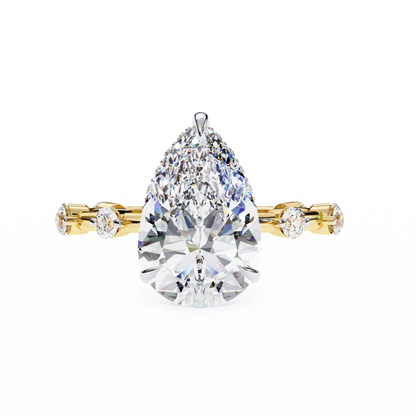 Belgravia Éclat Pear Solitaire Ring