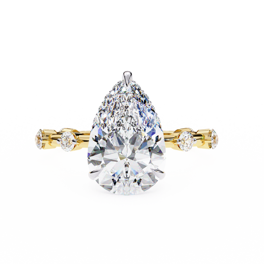 Belgravia Éclat Pear Solitaire Ring