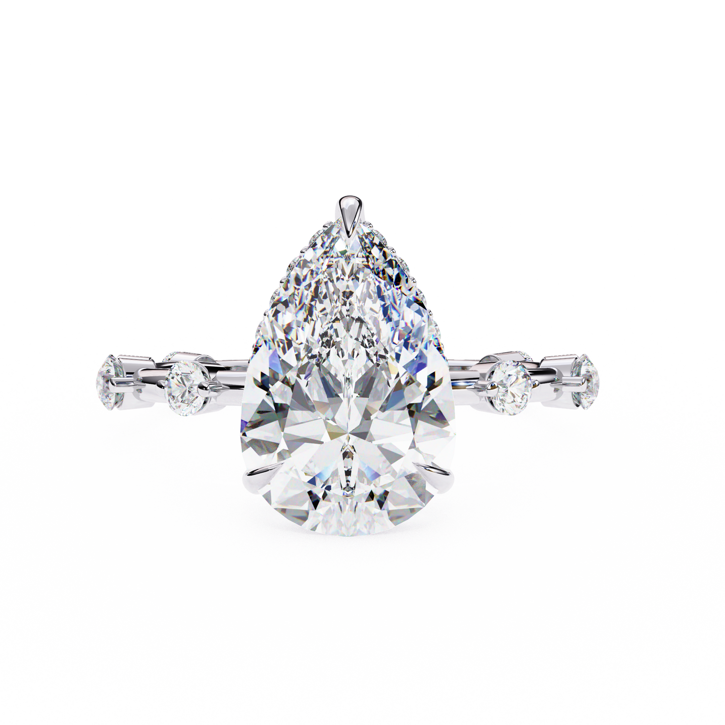 Belgravia Éclat Pear Solitaire Ring