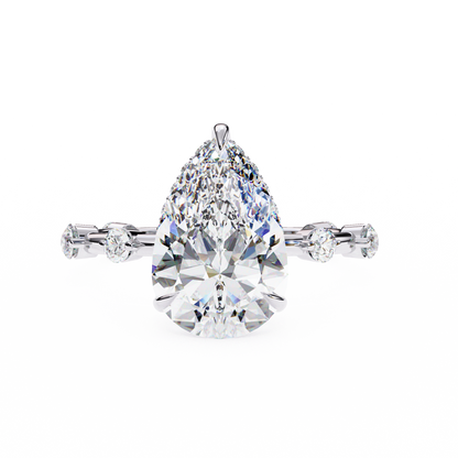 Belgravia Éclat Pear Solitaire Ring