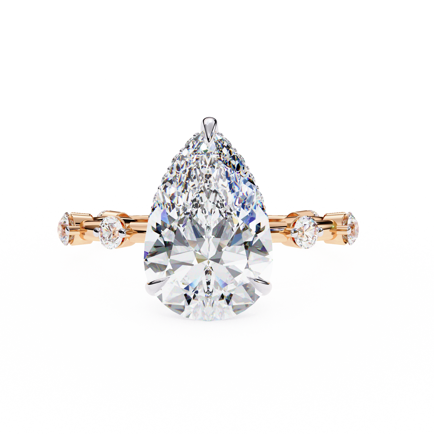 Belgravia Éclat Pear Solitaire Ring