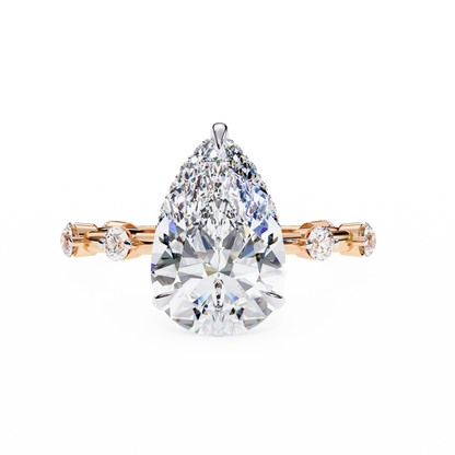 Belgravia Éclat Pear Solitaire Ring
