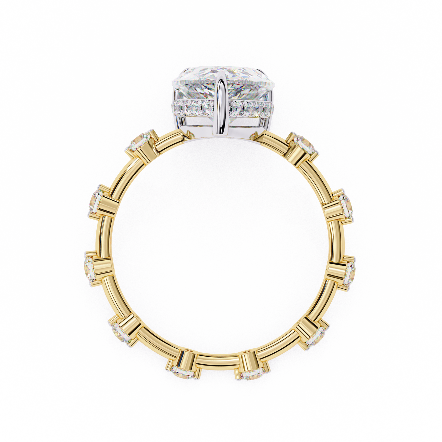 Belgravia Éclat Pear Solitaire Ring