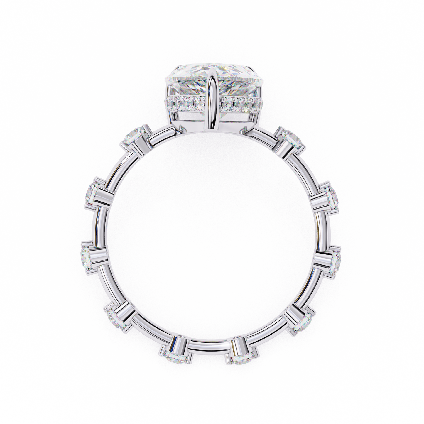 Belgravia Éclat Pear Solitaire Ring