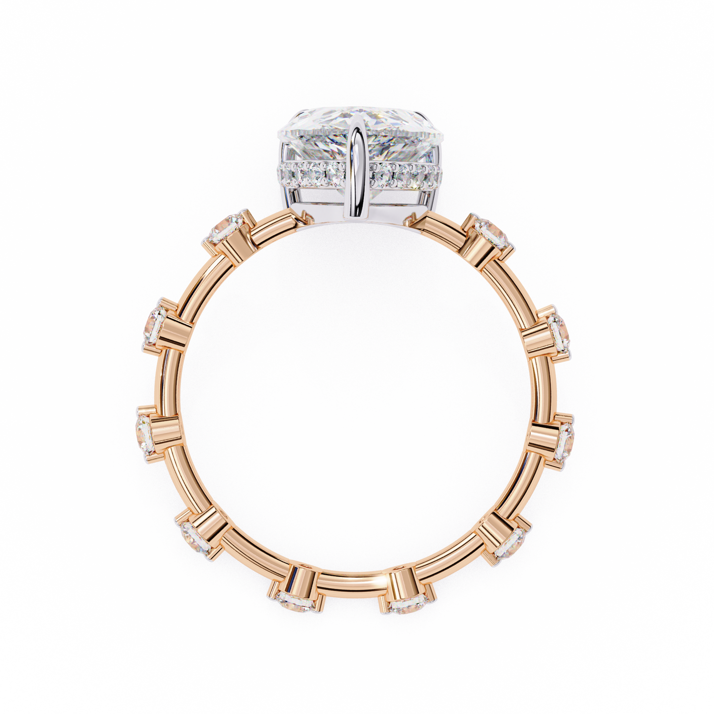 Belgravia Éclat Pear Solitaire Ring